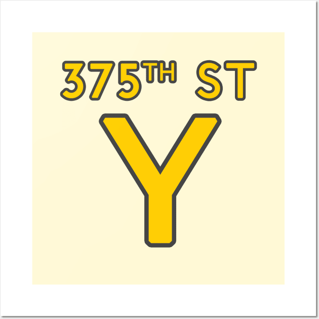 375th Street Y - Royal Tenenbaums T-Shirt Wall Art by tabners